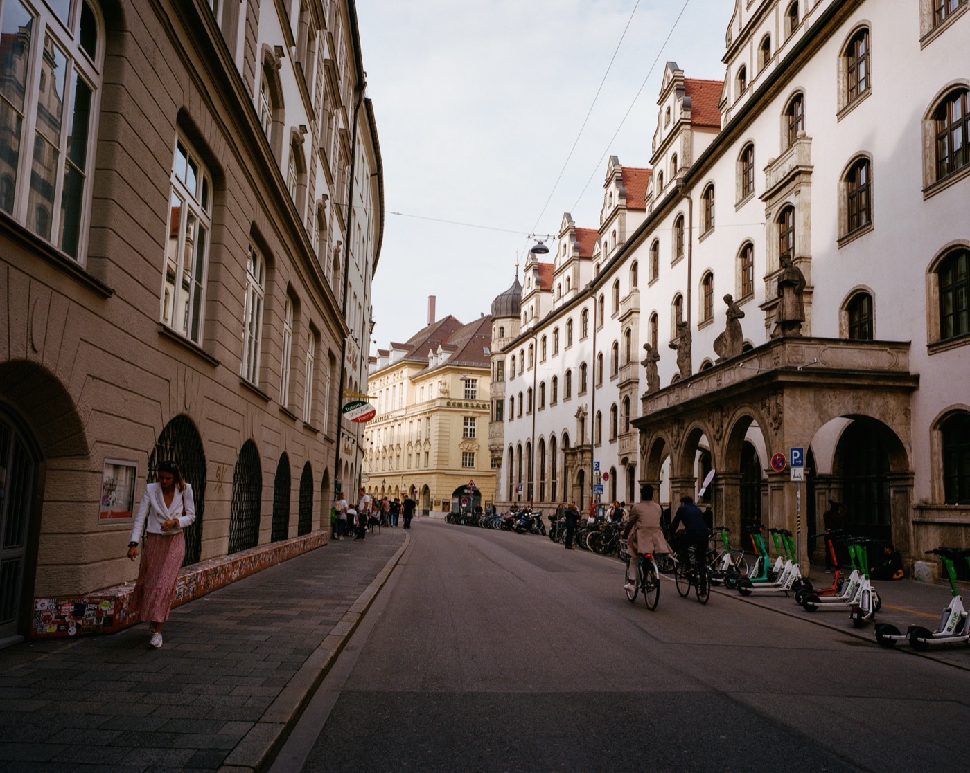 A street in the old town of Munich